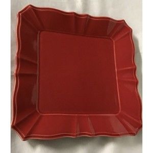 barrarte red square plate made in Portugal Good Condition